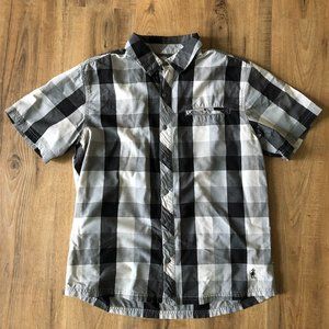 Smartwool short sleeve button up shirt, medium